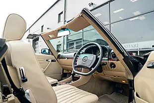 Used 1987 Mercedes-Benz Sl Blue Black Metallic - Interior and Exterior details 12