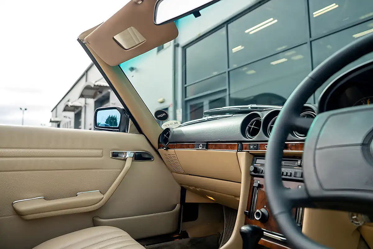Used 1987 Mercedes-Benz Sl Blue Black Metallic - Interior and Exterior details 13