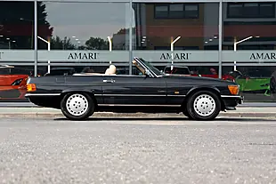 Used 1987 Mercedes-Benz Sl Blue Black Metallic - Interior and Exterior details 5