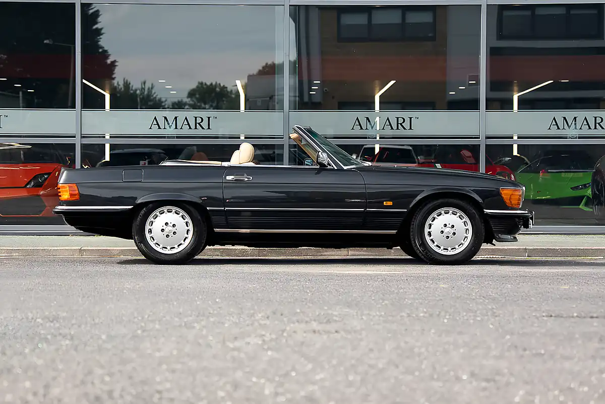 Used 1987 Mercedes-Benz Sl Blue Black Metallic - Interior and Exterior details 5