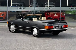Used 1987 Mercedes-Benz Sl Blue Black Metallic - Interior and Exterior details 6