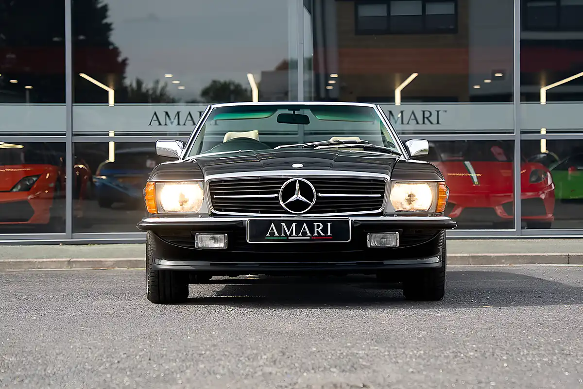 Used 1987 Mercedes-Benz Sl Blue Black Metallic - Interior and Exterior details 7