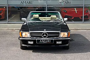 Used 1987 Mercedes-Benz Sl Blue Black Metallic - Interior and Exterior details 8