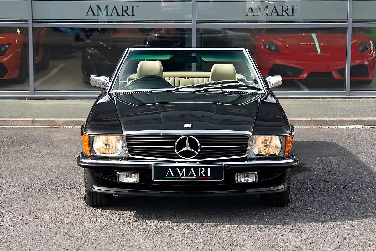 Used 1987 Mercedes-Benz Sl Blue Black Metallic - Interior and Exterior details 8
