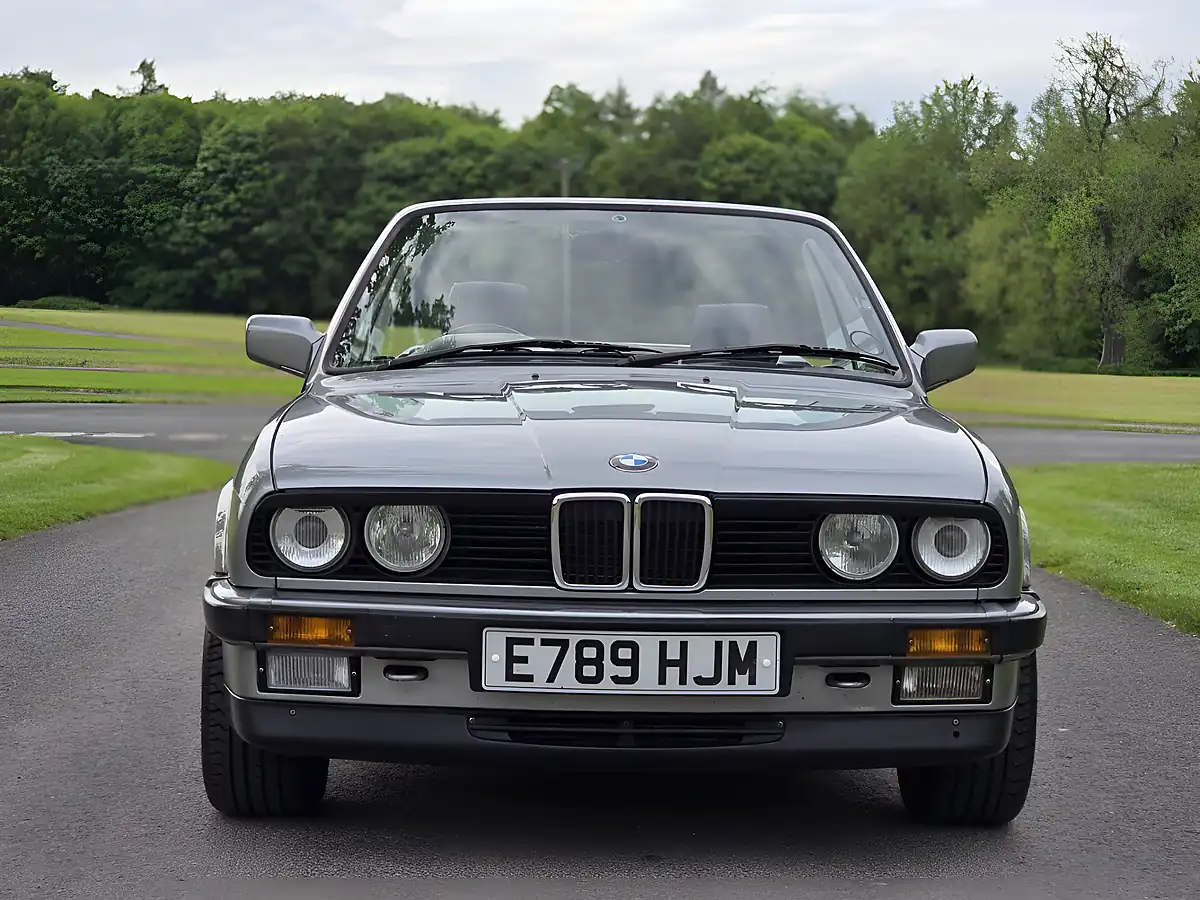 Used 1988 BMW 3 Series Convertible Grey - Front View