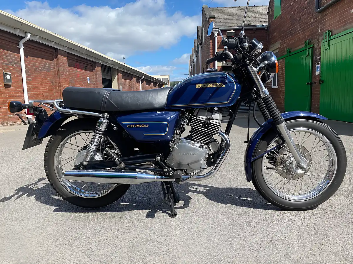 Used 1988 Honda CD250U Blue - Front View