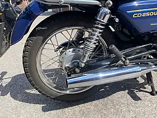Used 1988 Honda CD250U Blue - Interior and Exterior details 11