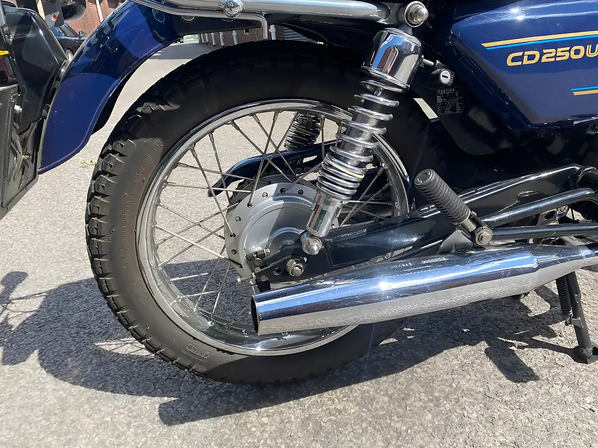Used 1988 Honda CD250U Blue - Interior and Exterior details 11