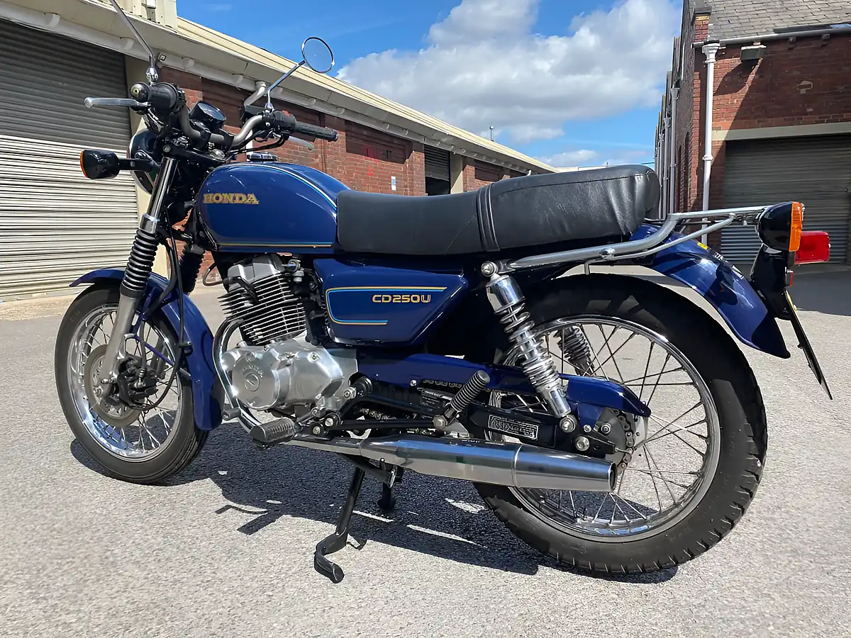 Used 1988 Honda CD250U Blue - Interior and Exterior details 7