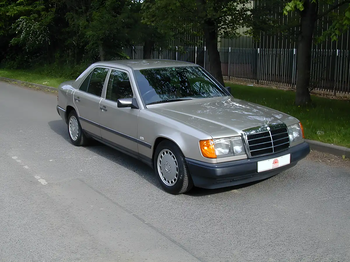 Used 1988 Mercedes-Benz 230 W124 Smoke Silver Metallic - Front View