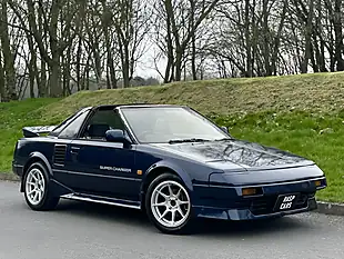 Used 1988 Toyota MR2 T Bar Roof Blue - Interior and Exterior details 2
