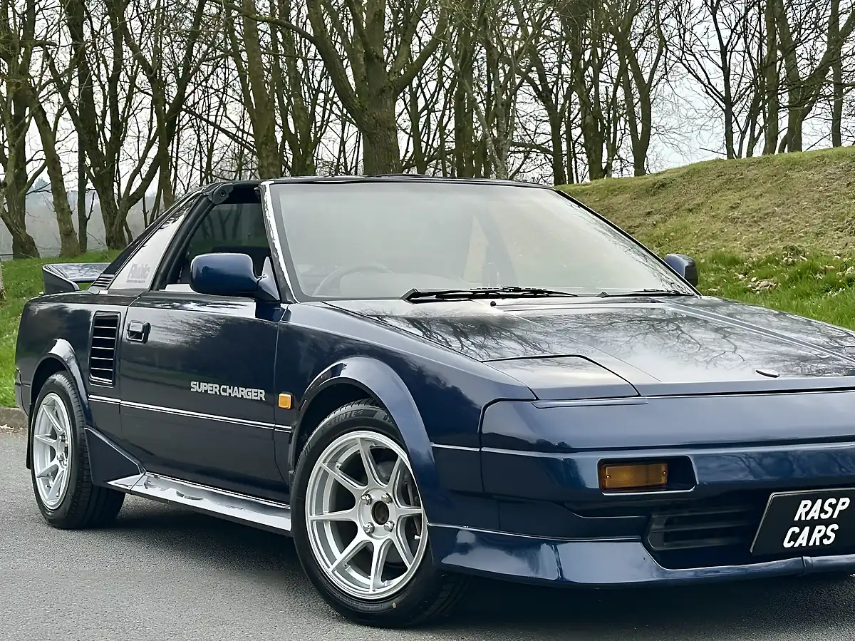 Used 1988 Toyota MR2 T Bar Roof Blue - Interior and Exterior details 4