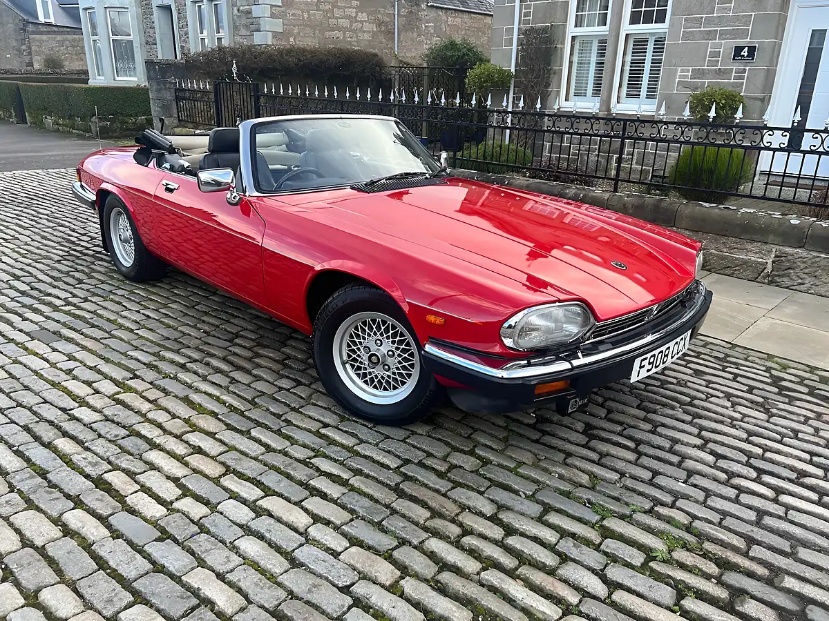 Used 1989 Jaguar Xj-S Convertible Signal Red - Front View