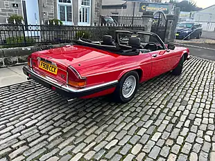 Used 1989 Jaguar Xj-S Convertible Signal Red - Interior and Exterior details 10