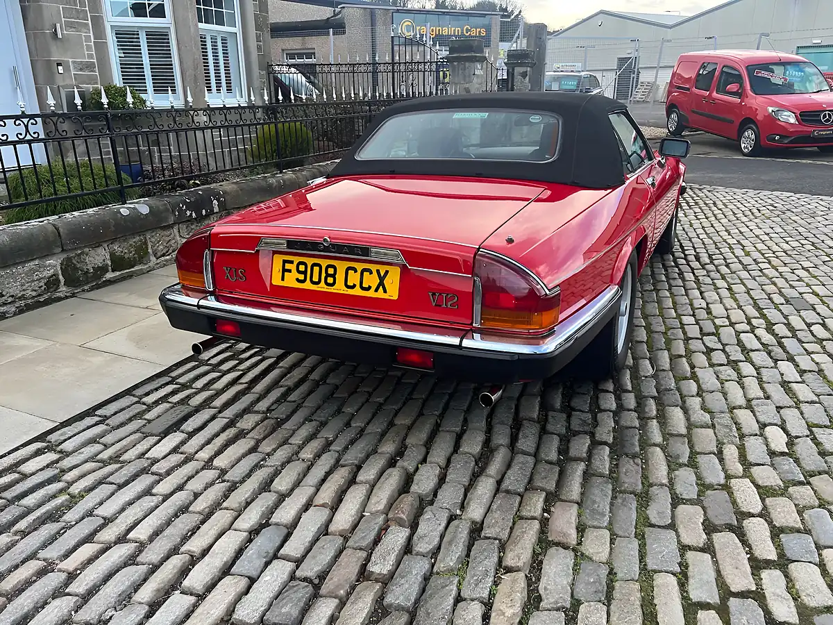 Used 1989 Jaguar Xj-S Convertible Signal Red - Interior and Exterior details 19