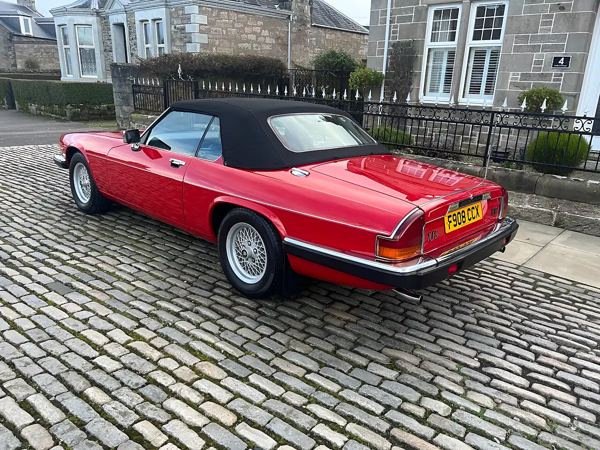 Used 1989 Jaguar Xj-S Convertible Signal Red - Interior and Exterior details 3