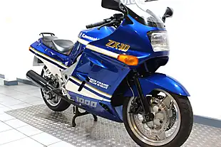 Used 1989 Kawasaki ZX10 Blue - Interior and Exterior details 2