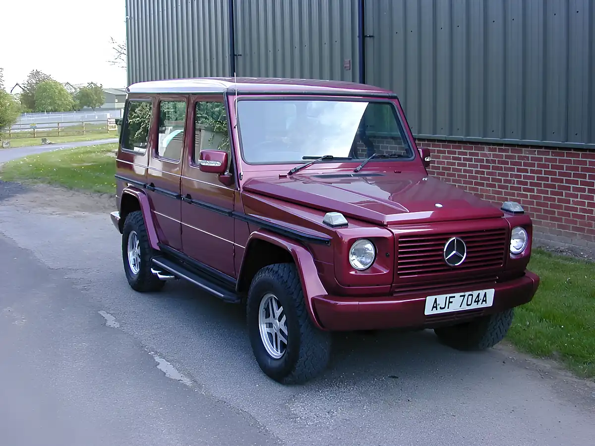 Used 1989 Mercedes-Benz G Class Lwb Red - Front View