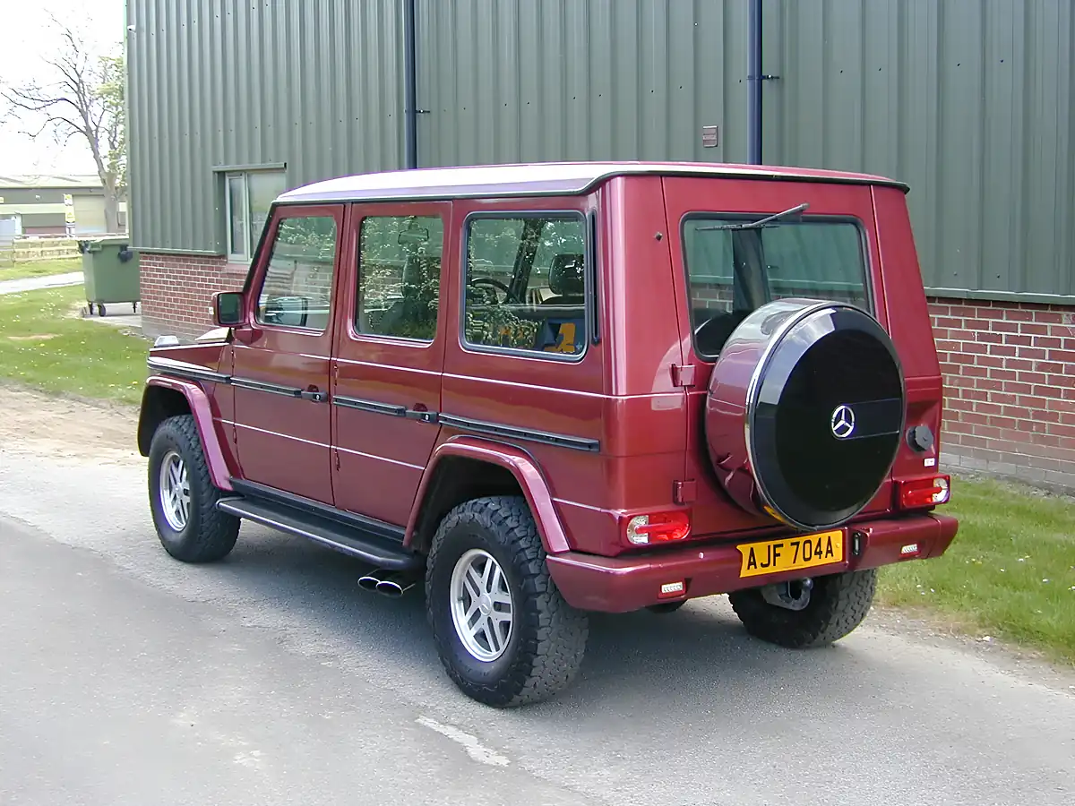 Used 1989 Mercedes-Benz G Class Lwb Red - Interior and Exterior details 6