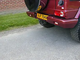 Used 1989 Mercedes-Benz G Class Lwb Red - Interior and Exterior details 9