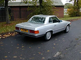 Used 1989 Mercedes-Benz Sl Sport Convertible Silver - Interior and Exterior details 3