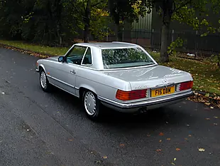 Used 1989 Mercedes-Benz Sl Sport Convertible Silver - Interior and Exterior details 6