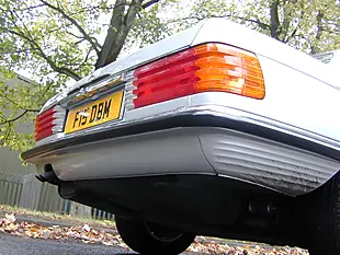 Used 1989 Mercedes-Benz Sl Sport Convertible Silver - Interior and Exterior details 9