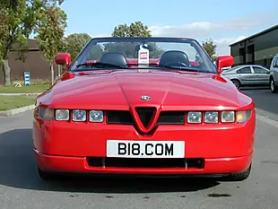 Used 1990 Alfa Romeo Sz Red - Interior and Exterior details 4