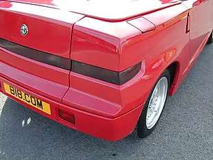 Used 1990 Alfa Romeo Sz Red - Interior and Exterior details 7