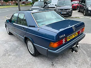 Used 1990 Mercedes-Benz 190 Blue - Interior and Exterior details 3