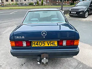 Used 1990 Mercedes-Benz 190 Blue - Interior and Exterior details 4