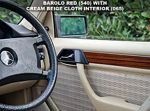 Used 1990 Mercedes-Benz E-Class Saloon Barolo Red - Interior and Exterior details 2