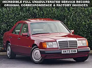 Used 1990 Mercedes-Benz E-Class Saloon Barolo Red - Interior and Exterior details 3