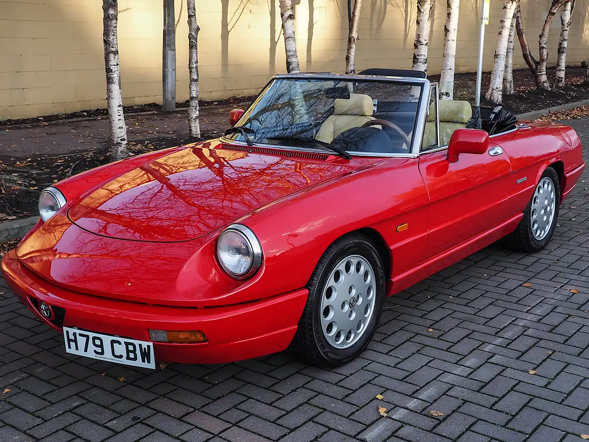 Used 1991 Alfa Romeo Spider S4 Alfa Red - Front View