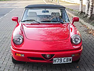 Used 1991 Alfa Romeo Spider S4 Alfa Red - Interior and Exterior details 13