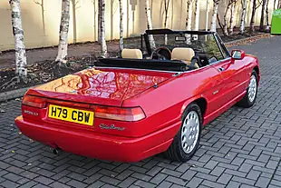 Used 1991 Alfa Romeo Spider S4 Alfa Red - Interior and Exterior details 2
