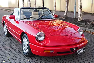 Used 1991 Alfa Romeo Spider S4 Alfa Red - Interior and Exterior details 4