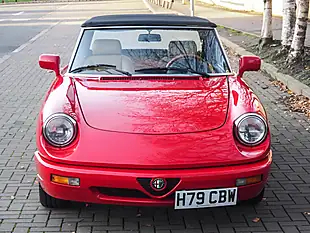 Used 1991 Alfa Romeo Spider S4 Alfa Red - Interior and Exterior details 8