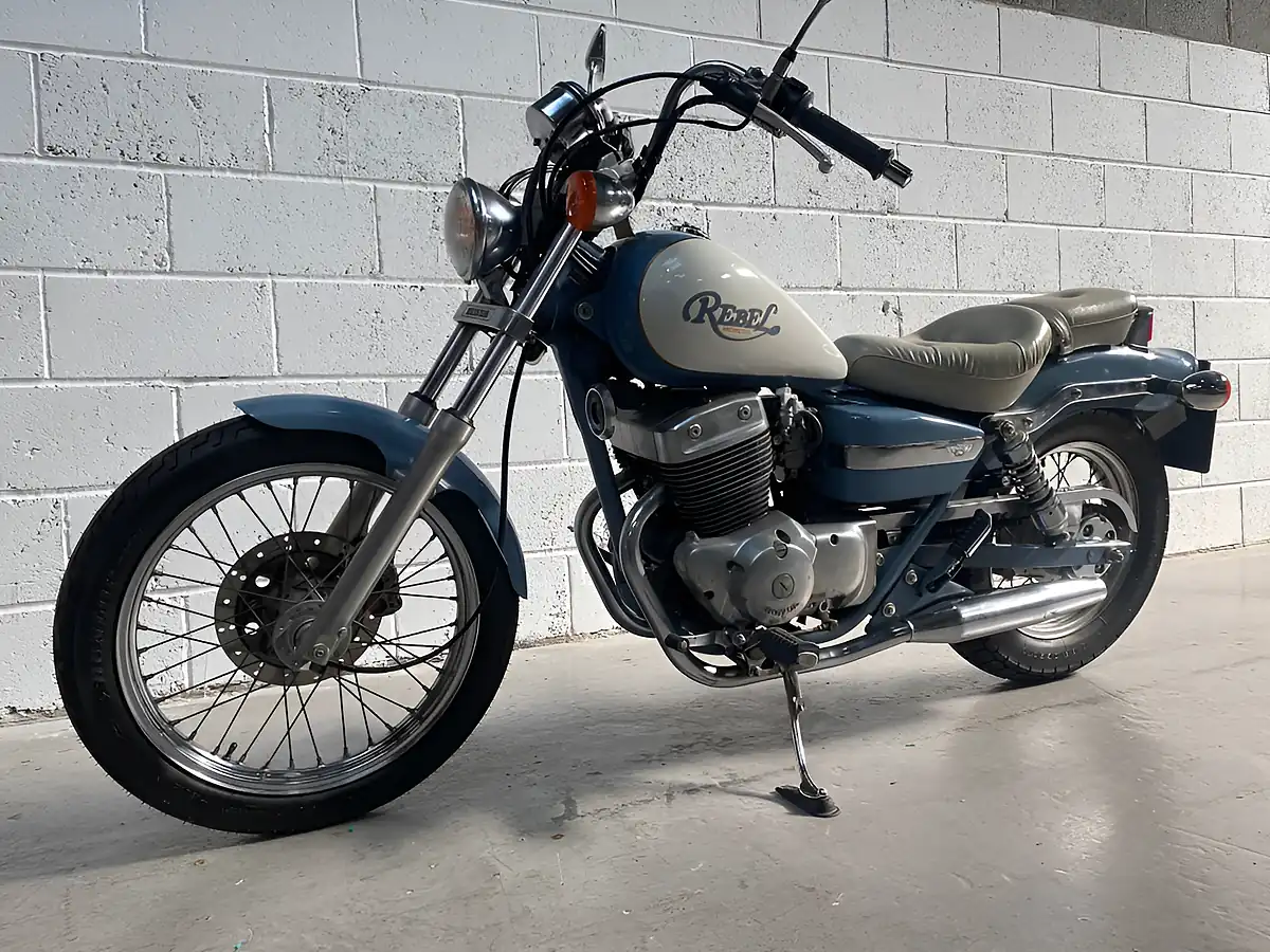 Used 1992 Honda Rebel 250 Blue - Interior and Exterior details 11