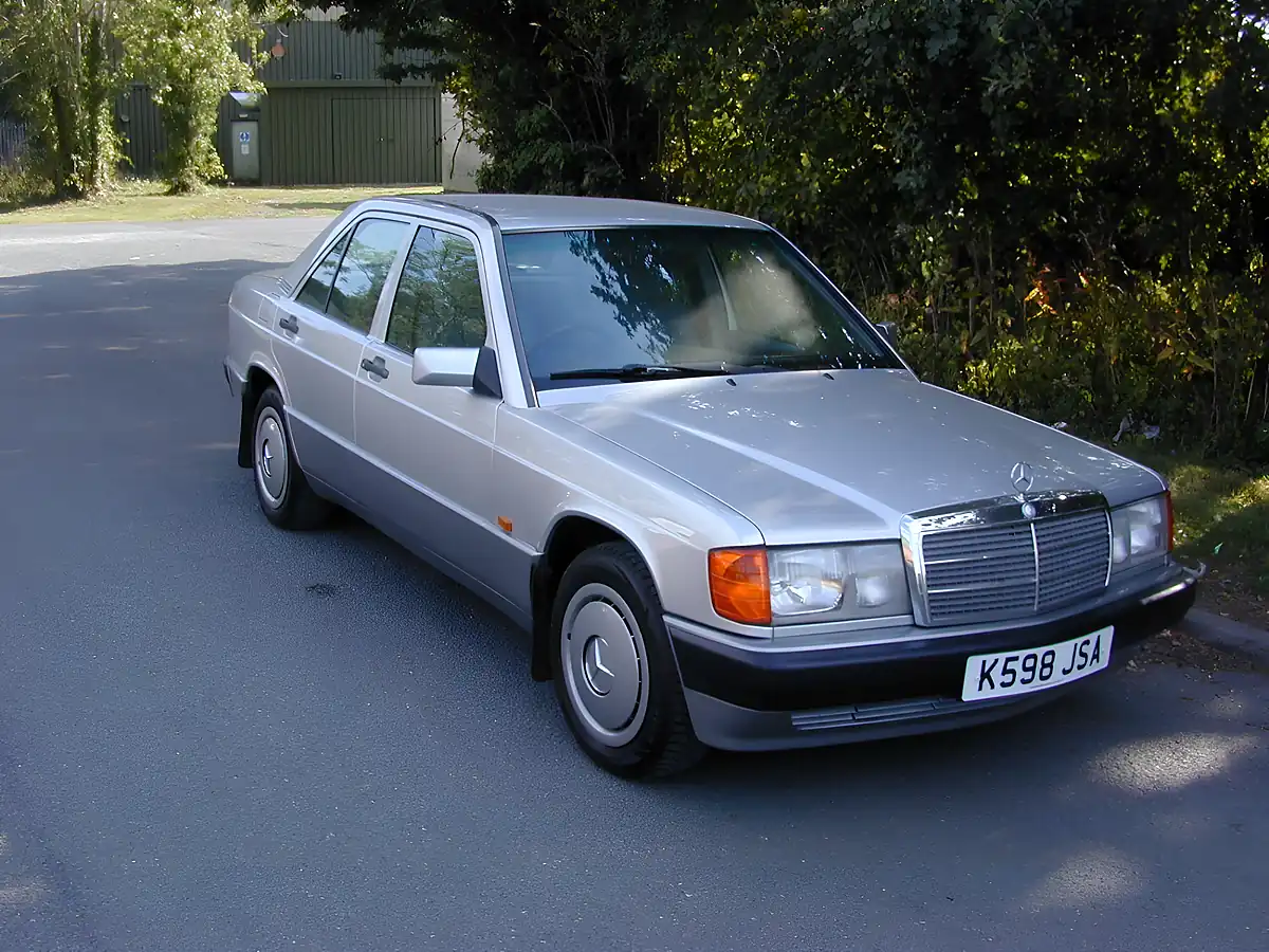 Used 1992 Mercedes-Benz 190 High Specification Silver - Front View
