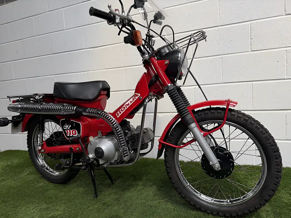 Used 1993 Honda ct110 Hunter Cub Red - Interior and Exterior details 3