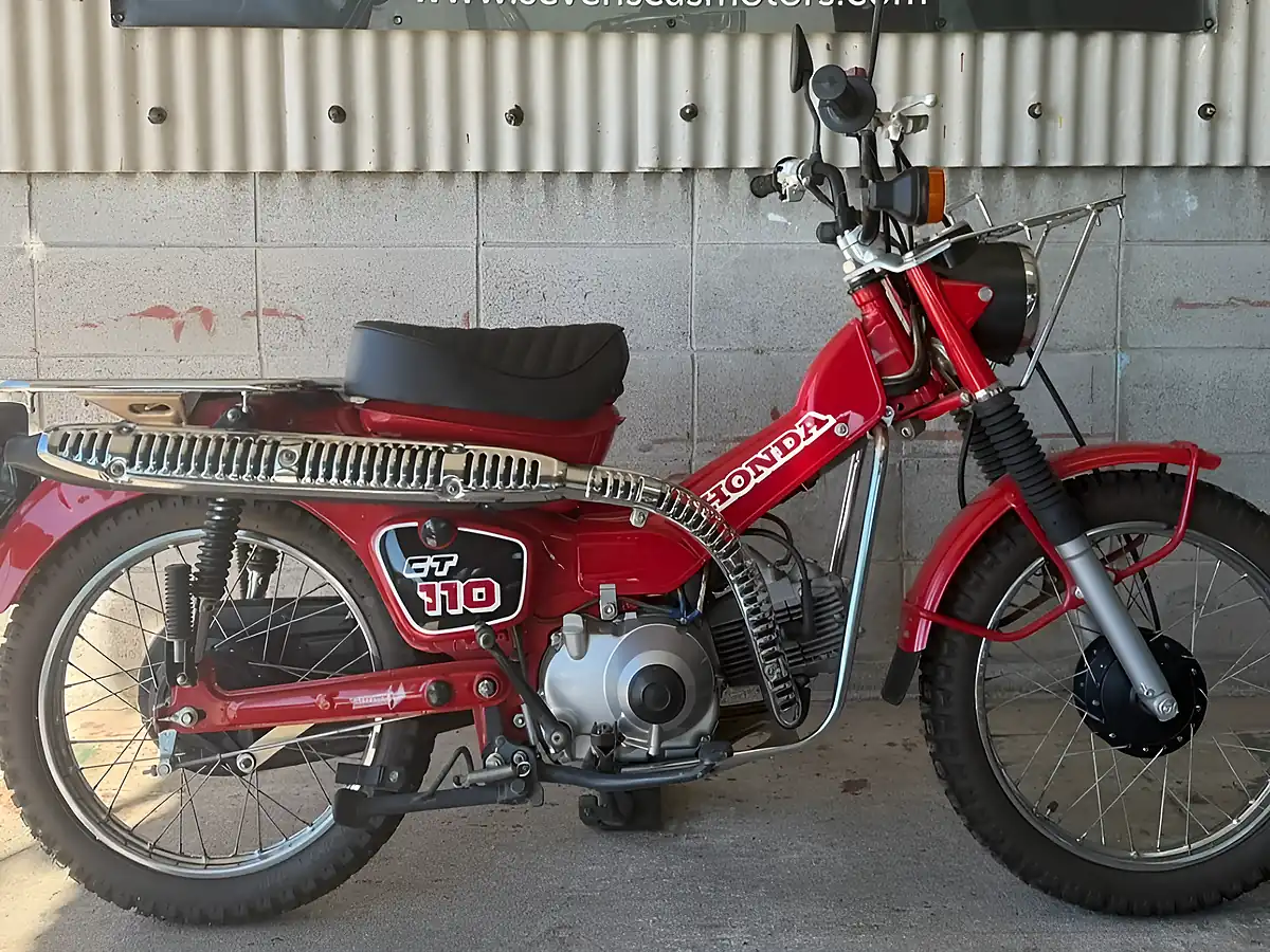 Used 1993 Honda CT110 Hunter Cub Red - Interior and Exterior details 2