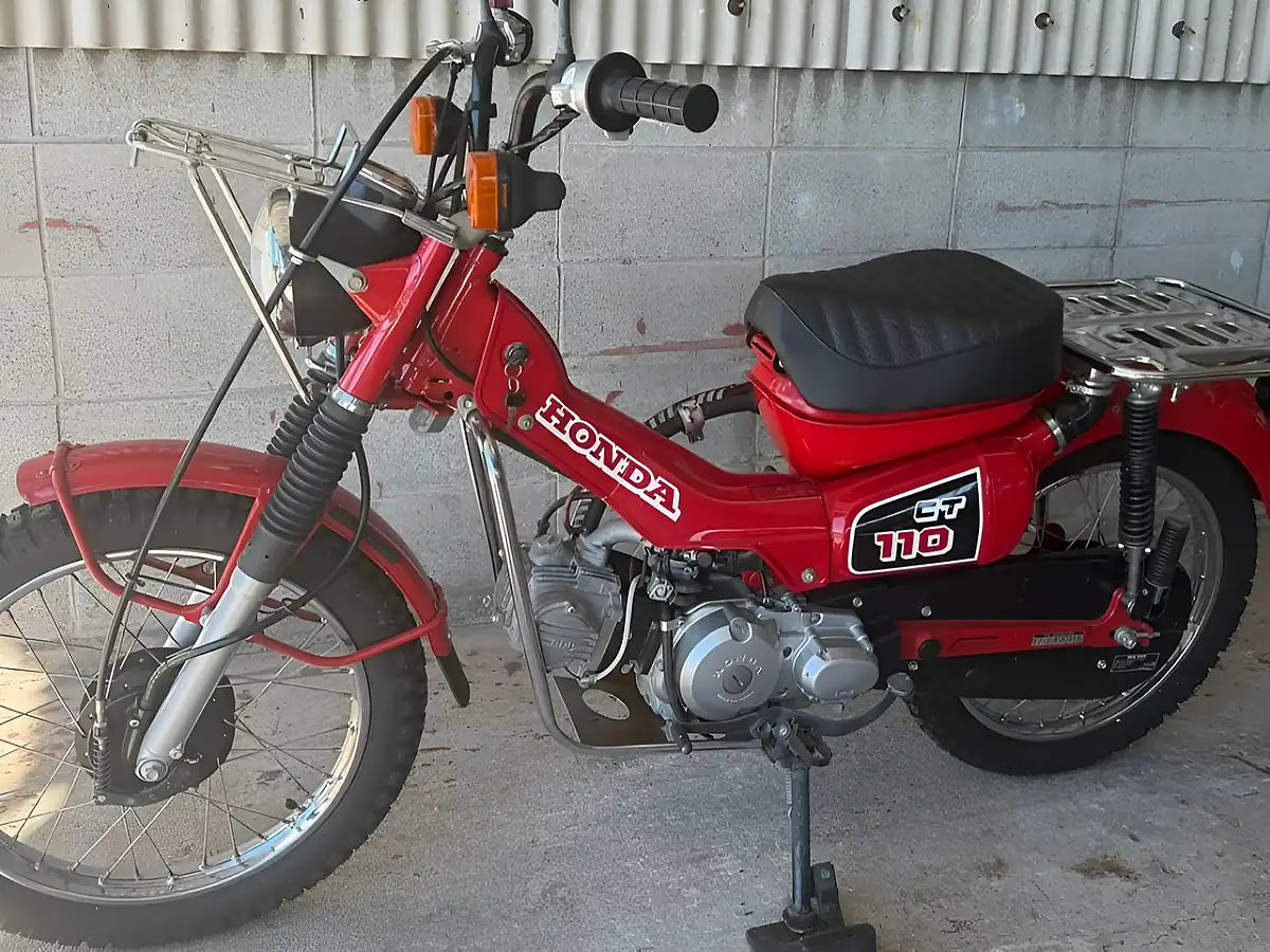 Used 1993 Honda CT110 Hunter Cub Red - Interior and Exterior details 3