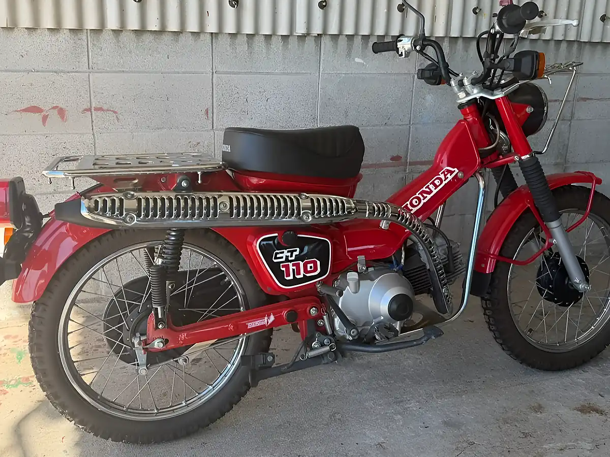 Used 1993 Honda CT110 Hunter Cub Red - Interior and Exterior details 5
