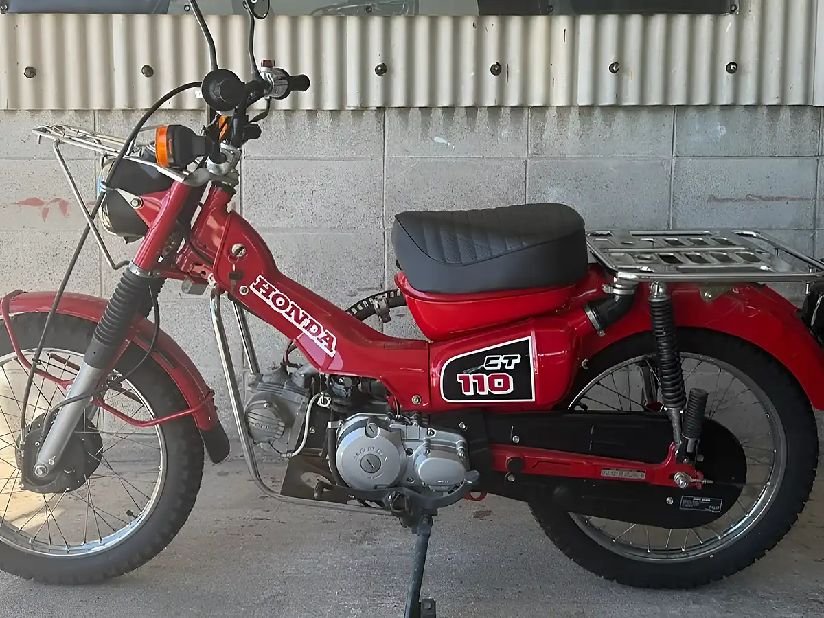 Used 1993 Honda CT110 Hunter Cub Red - Interior and Exterior details 7