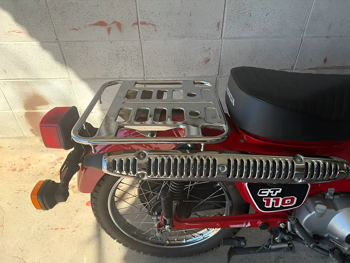 Used 1993 Honda CT110 Hunter Cub Red - Interior and Exterior details 9
