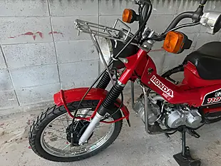 Used 1993 Honda CT110 Hunter Cub Red - Interior and Exterior details 16