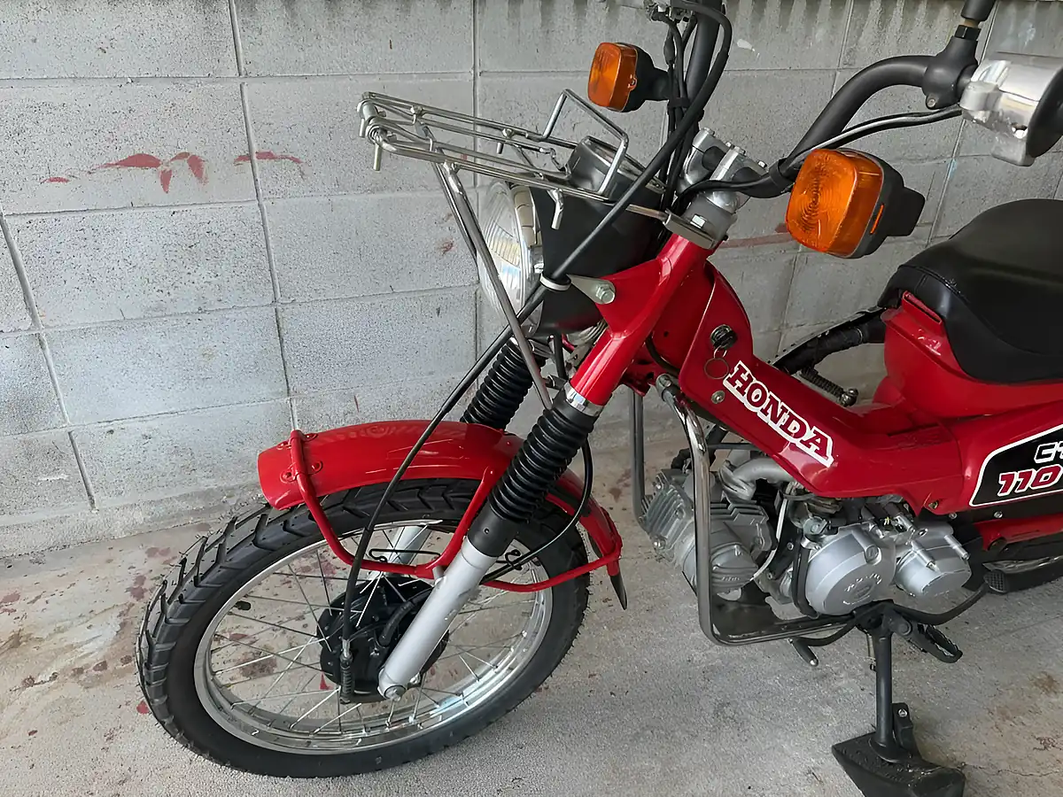 Used 1993 Honda CT110 Hunter Cub Red - Interior and Exterior details 16