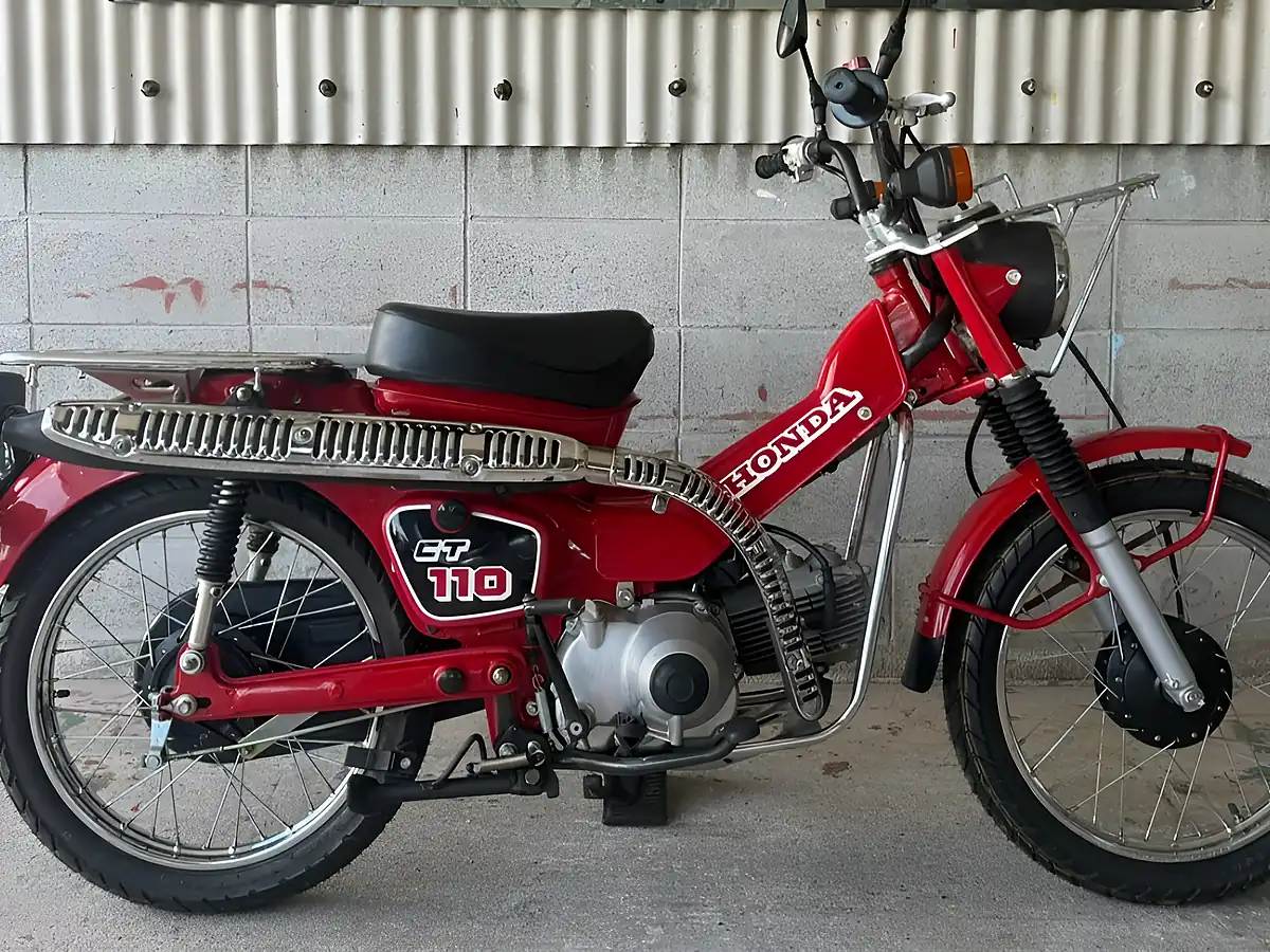 Used 1993 Honda CT110 Hunter Cub Red - Interior and Exterior details 2