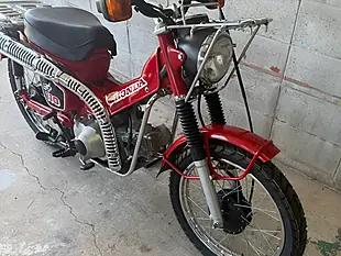 Used 1993 Honda CT110 Hunter Cub Red - Interior and Exterior details 3